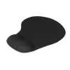 Pelės kilimėlis IB0X IMP003 su riešo atrama, juodas, 190×230 mm