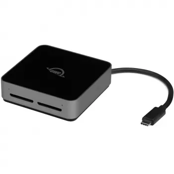 OWC Atlas - SD - SDXC - juoda - 2400 Mbit/s - aktyvumo indikatorius - taip - macOS X 10.11 El Capitan macOS 10.12 Sierra macOS 10.13 High Sierra macOS 10.14 Mojave macOS 10.15... - USB 3.2 Gen 2
