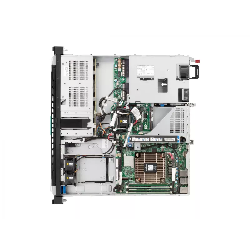 HPE ProLiant DL20 Gen11 - Serveris - Montuojamas stelaže - 4U - 1 krypčių - 1 x Xeon 6325P / 3,5 GHz - RAM 32 GB - SATA/SAS/NVMe - Karšto keitimo 6,4 cm (2,5) (P87465-425)