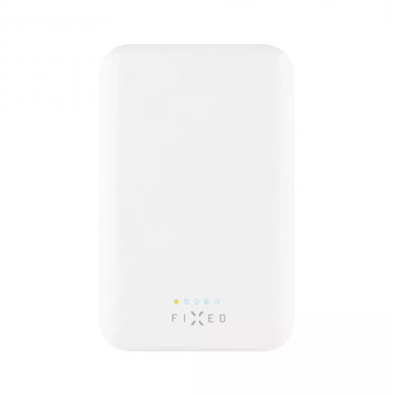 Nešiojama išorinė baterija FIXED FIXZENM-6-WH — 6000 mAh, USB-C greitas įkrovimas, balta