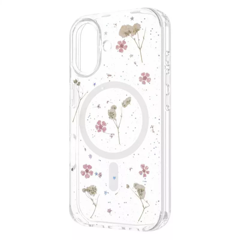 Fiksuotas MagBloom | Galinis dangtelis | Apple | iPhone 17 | TPU | Slyvinė rožinė