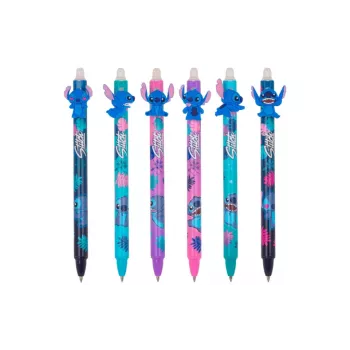 Ištraukiamas trinamas rašiklis Cool Pack Disney Stitch 54908PTR, gelio rašalas, ištraukiamas antgalis