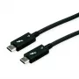 USB laidas ROLINE 11.02.9046 1 m USB 3.2 Gen 1 USB C juodas