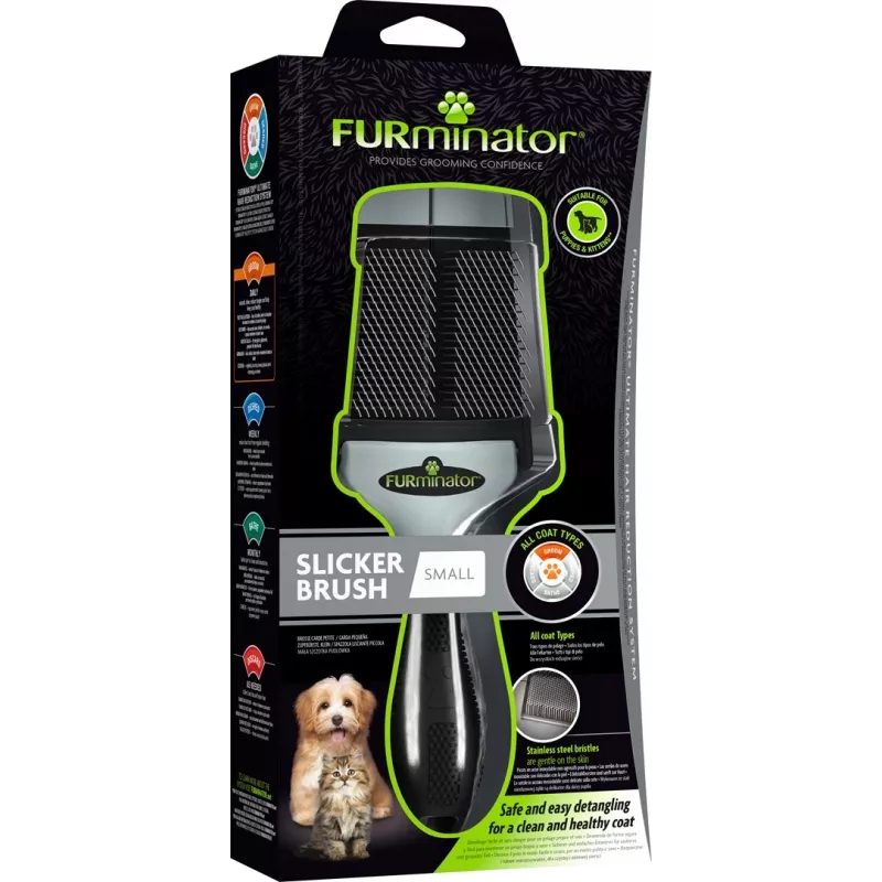 FURminator - šepečio šepetys šunims ir katėms - S