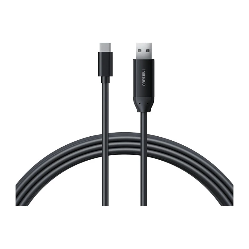 USB-A į USB-C kabelis Insta360 Connect Extra Long 10 m — duomenų ir įkrovimo kabelis USB-C įrenginiams