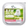 Šlapias šunų maistas VETEXPERT RAW PALEO Pâté Mini Puppy Pork 150 g — pilnavertis grūdų neturintis šlapias pašaras mažų veislių šuniukams