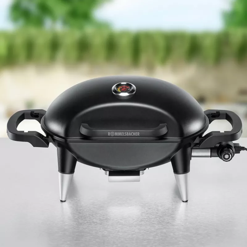 ROMMELSBACHER BBQ 4000, 2200 W, grilis, elektrinis, 300 °C, stalinis, rūdžių spalvos