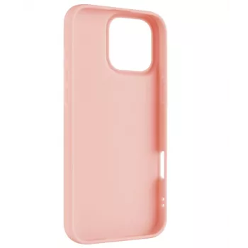 Apsauginis galinis dėklas FIXED, skirtas Apple iPhone 16 Pro Max, gumuota apdaila, rožinis