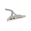 FireWire laidas InLine 33390A 0.40 m pilkas