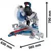 Bosch GCM18V-305 GDC 4000 RPM 2000 W