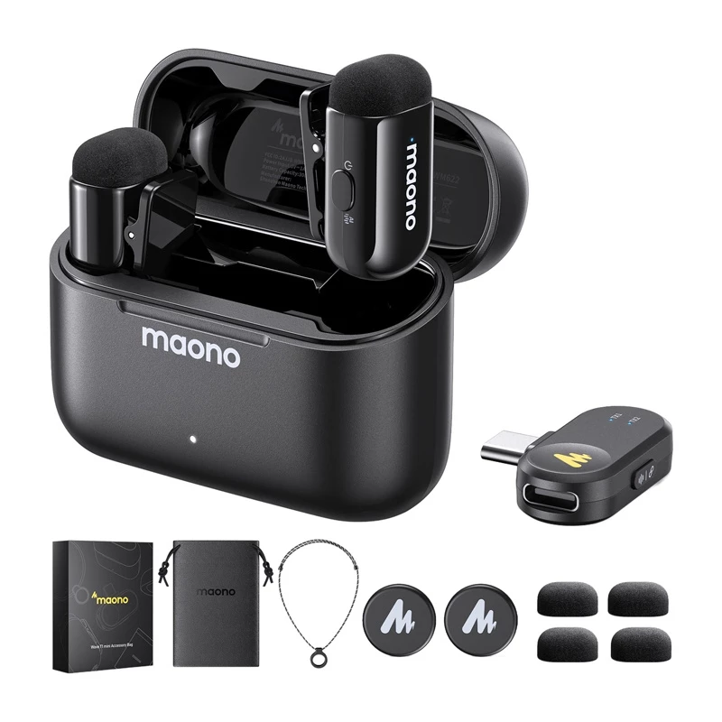 Mikrofonas MAONO WM622 PC2 — didelis jautrumas, mažas triukšmas aiškiam garso įrašymui