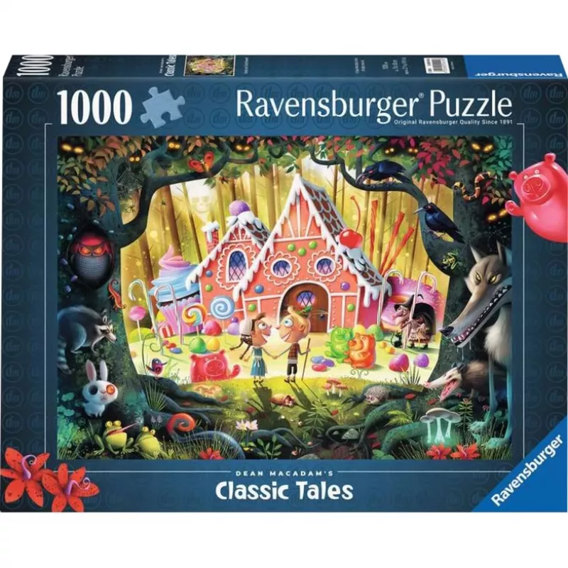 Dėlionė Ravensburger Hansel and Gretel pagal Dean Macadam – 1000 detalių, Ravensburger 12000415
