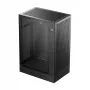 PC korpusas DeepCool CH170 PLUS Tower Juoda — micro-ATX/mini-ITX, grūdintas stiklas, USB-C, viršuje montuojamas PSU