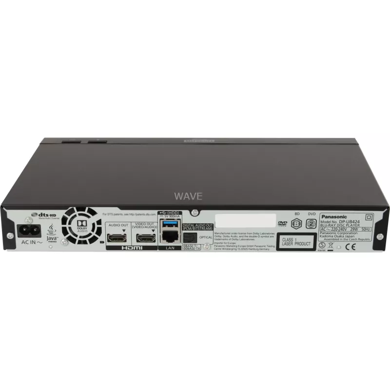 Panasonic DP-UB424 - 3D Blu-ray diskų grotuvas - padidinimas