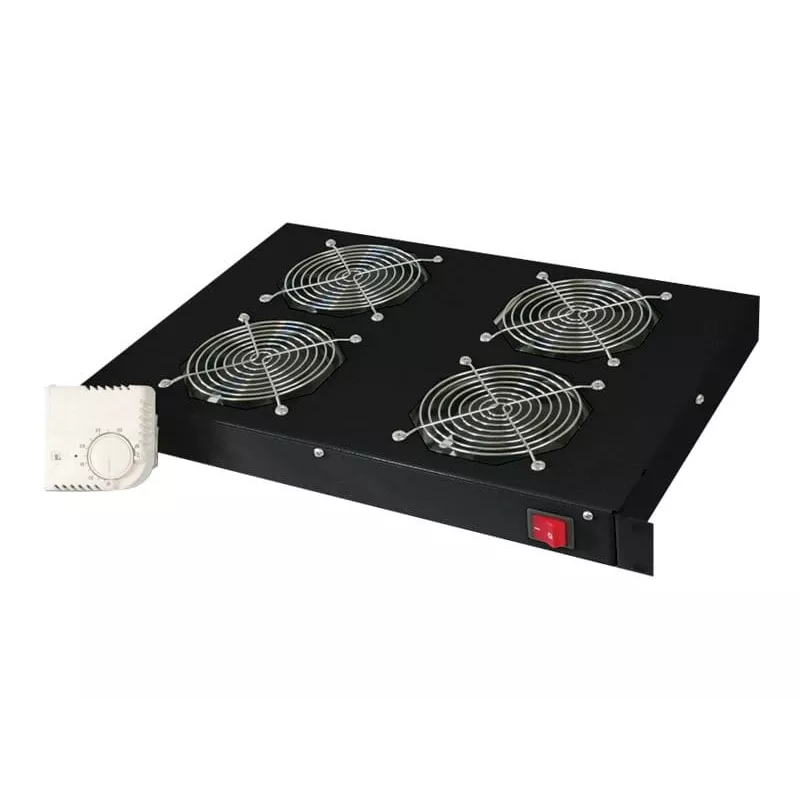 Vėdinamas tuščias skydelis Digitus DN-19 FAN-4-HO-SW