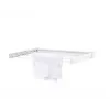 Sieninis laikiklis Leifheit Telegant 30 Protect White, plotis 720 mm, gylis 370 mm, 3 m linija