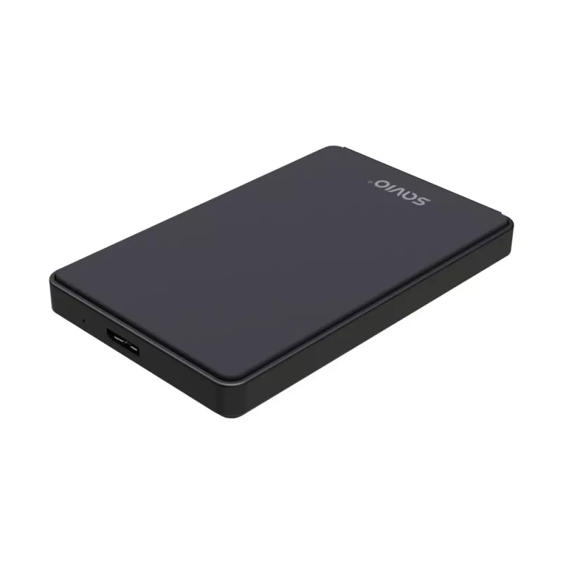 HDD/SSD korpusas SAVIO AK-65 Juodas 2,5 colio SATA USB 3.0 5 Gbit/s Micro-USB