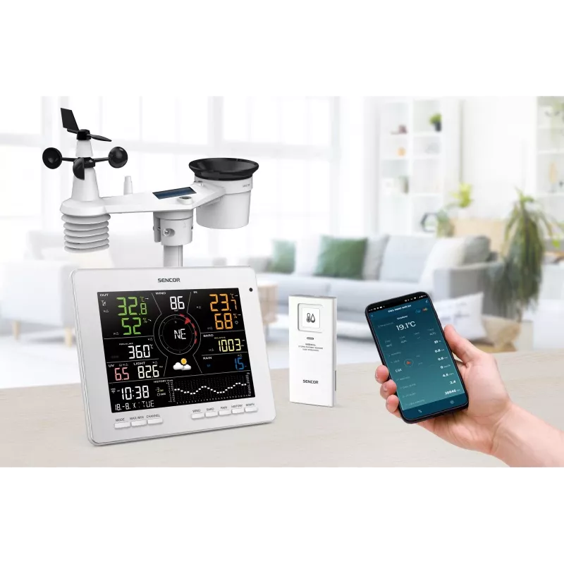 SWS 16600 WiFi 7-in-1 orų stotelė