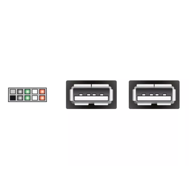 Vidinis USB laidas DeLOCK 83292 0,2 m, lizdas–lizdas