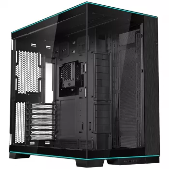 Lian Li O11DERGBX O11D EVO PC dėklas stiklinis MIDI bokštas juodas RGB grūdintas stiklas