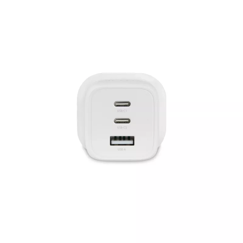 Dicota maitinimo šaltinis - kompaktiškas, GaN - 65 W - 5 A - PD 3.0 - 3 išvesties prievadai (2 x USB-C, USB)