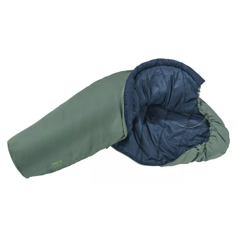 Mumijos tipo miegmaišis DEUTER Orbit SL +5°C / 41°F — 750 mm plotis, 480 mm gylis, Ripstop PES, žalias