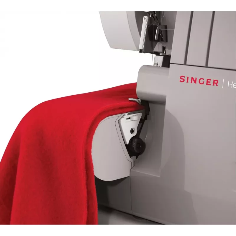 Overlokas SINGER 14HD854 Heavy Duty elektrinis 120 W pilkas