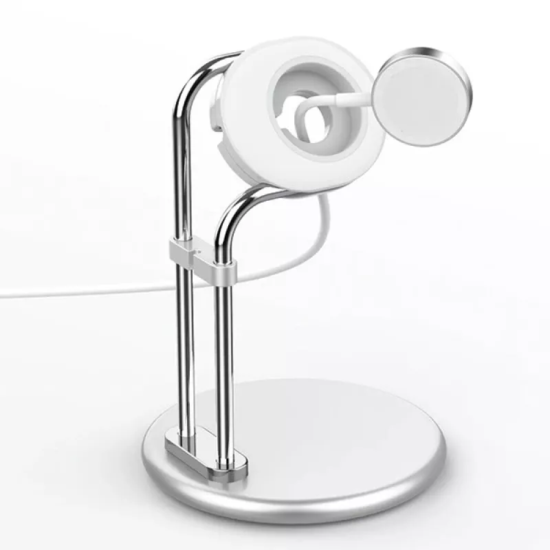 „For Apple Watch“ stovas SAW-300 indukcinis sidabrinis