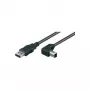 Wentronic Goobay USB 2.0 Hi-Speed kabelis, juodas, 2 m - USB 2.0 kištukas (A tipas) > USB 2.0 kištukas (B tipas) (50856)