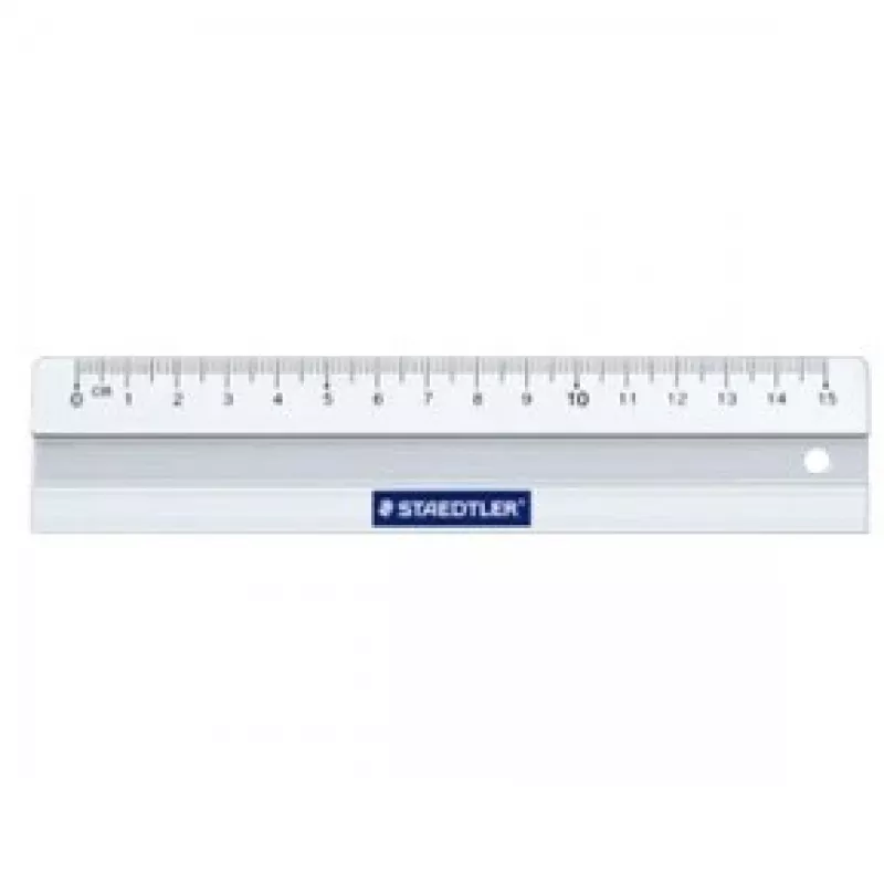 Stalinė liniuotė Staedtler Mars 563 150 mm aliuminio balta