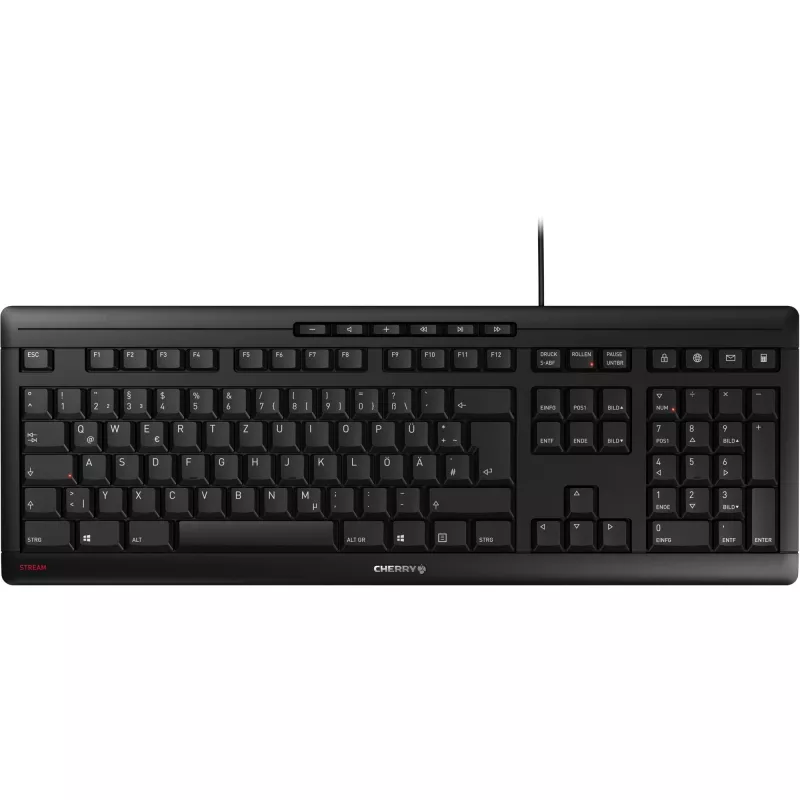 Klaviatūra CHERRY STREAM JK-8500DE-2 Office USB QWERTZ German juoda