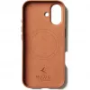 Mujjo Full Leather Case MagSafe dėklas, skirtas iPhone 17, rudas