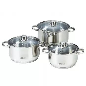 MAESTRO MR-2020-6M 6 dalių indų rinkinys, nerūdijantis plienas