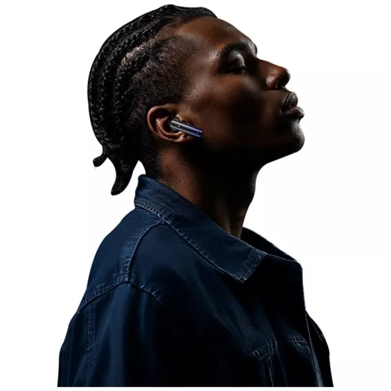 Bluetooth ausinės Usams TWS E02 ANC+ENC juodos