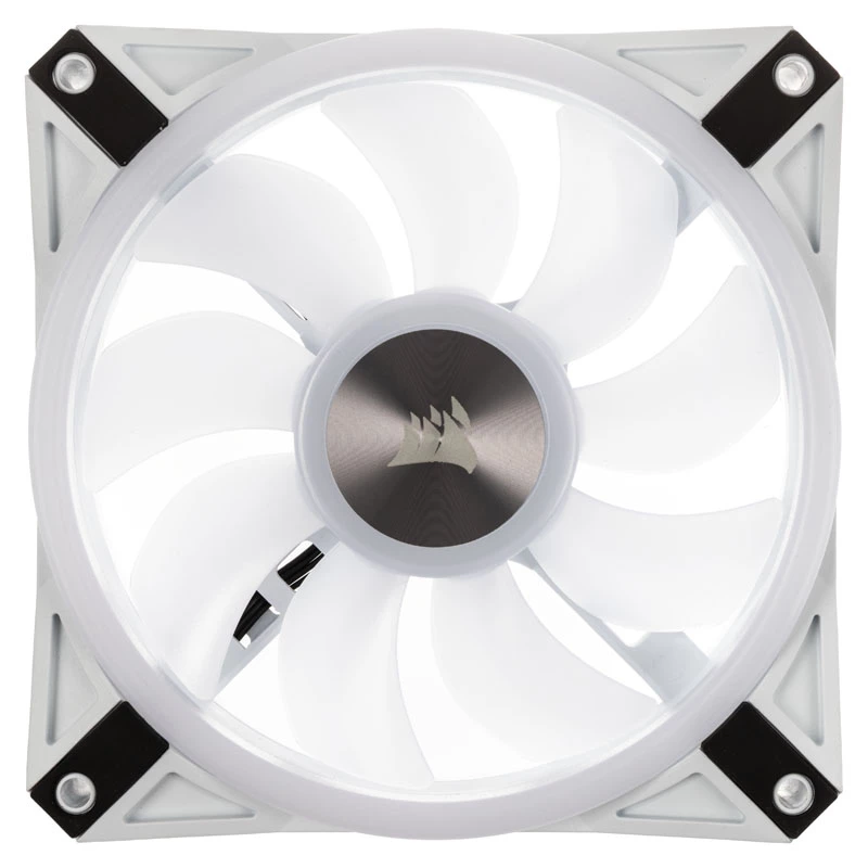 Corsair iCUE QL120 120 mm ARGB korpuso ventiliatorius – baltas