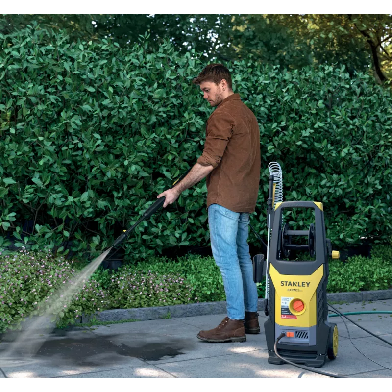 STANLEY SXPW22DHS-E aukšto slėgio plovimo įrenginys (2200 W, 160 bar, 460 l/val.) | 2200 W | 160 bar | 460 l/val.