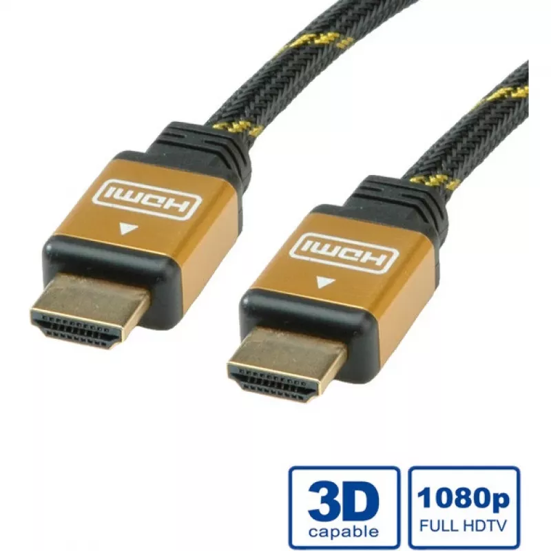 HDMI kabelis ROLINE GOLD HDMI M – HDMI M 15 m