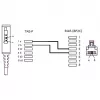 Wentronic Goobay - telefono laidas - TAE-F (V) - RJ-45 (V) - 10 m - juodas (51235)