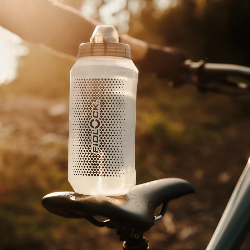 Fidlock Twist Bottle 750 Compact + Bike Base clear Juoda