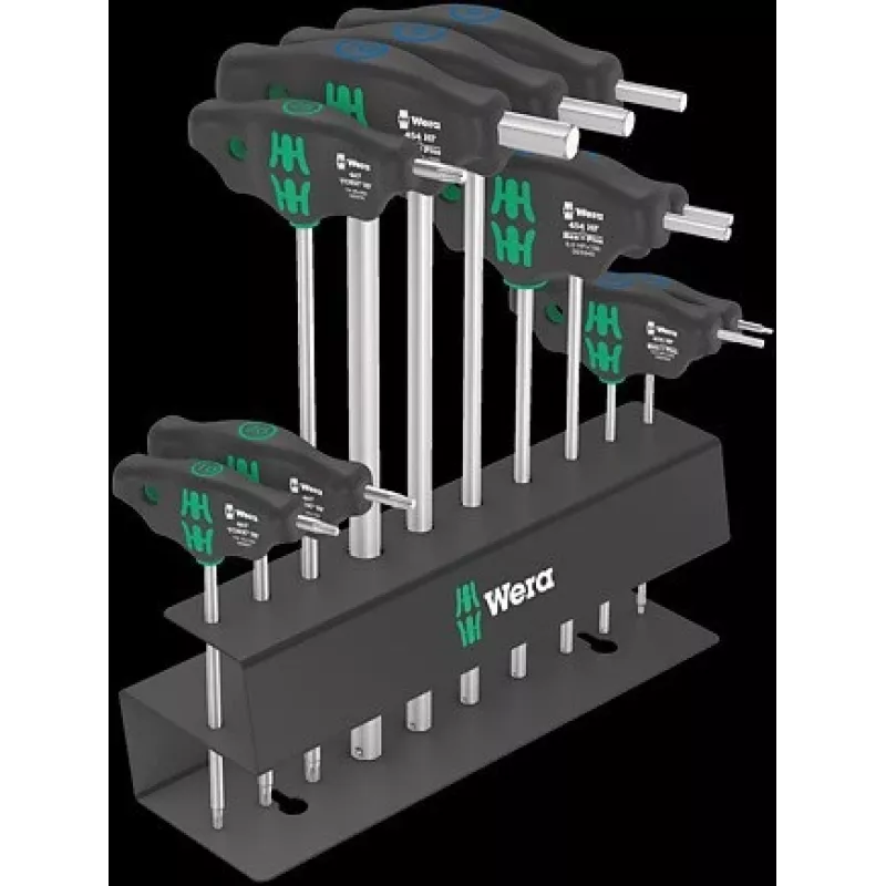 Wera Bicycle Set 6 T formos raktų rinkinys, 10 vnt., dėžutėje (05004174001)