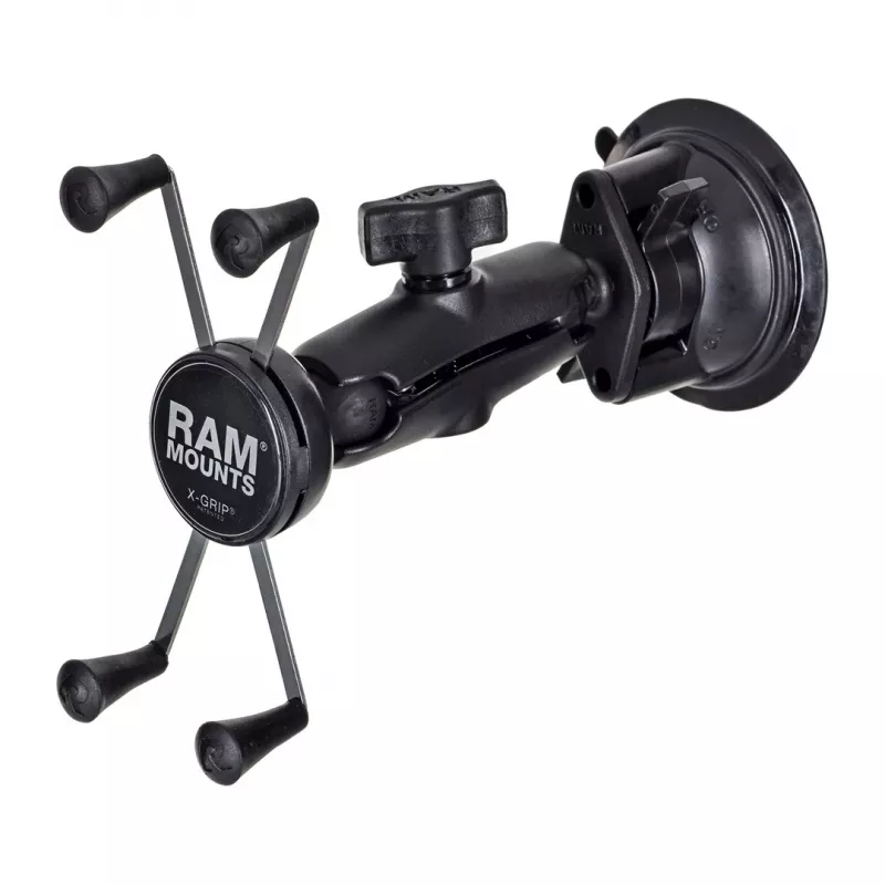Telefono laikiklis RAM Mounts X-Grip Large su „Twist-Lock“ siurbimo taurele