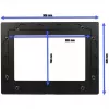 Rėmelis planšetei ALLNET ALLTCOVER10NSV1 — sidabrinis, 309 x 228 mm
