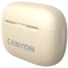 Canyon CNS-TWS10BG Ausinės ir ausinės True Wireless Stereo (TWS) Į ausį skambučiai/muzika/sportas/kasdienis naudojimas USB Type-C Bluetooth Smėlio spalvos (CNS-TWS10BG)