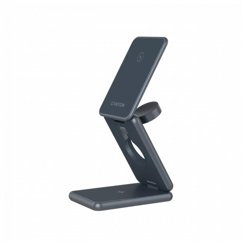CANYON Sulankstomas belaidis įkroviklis OnCharge 309 15W 3in1 Metal