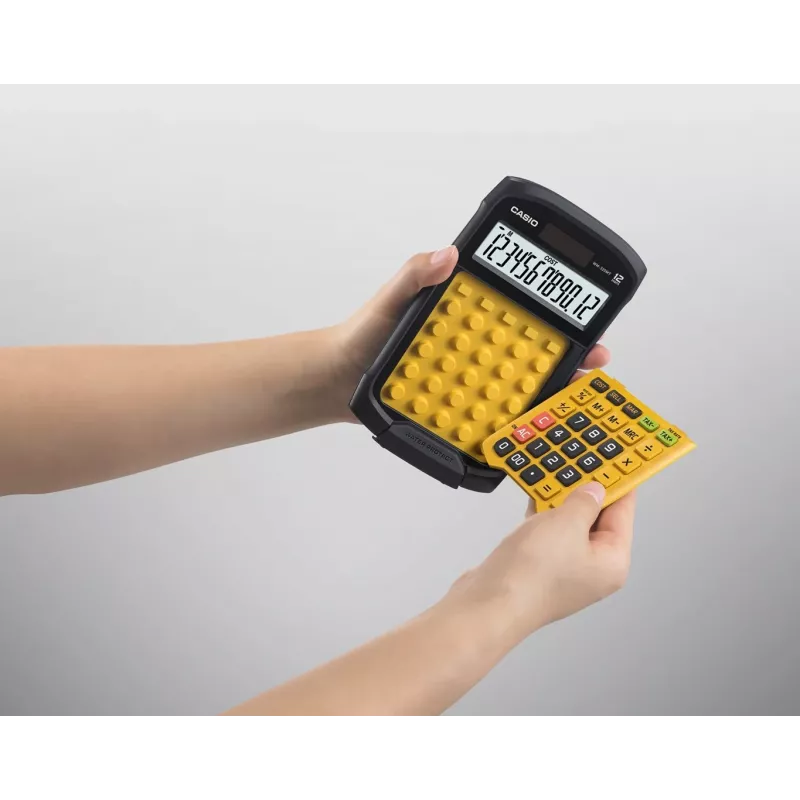 CASIO SKAIČIUOKLIS BIURO ATSPARUS VANDENIUI WM-320MT-S, 12 skaitmenų ekranas. Nuimama klaviatūra, 108,5x168,5, Atsparumo vandeniui ir nešvarumams lygis: IP54