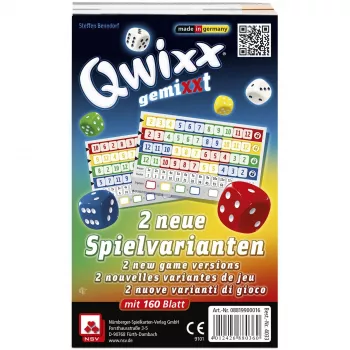 Qwixx Mixed Extra Score Pads Dice Game