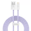 Baseus Dynamic laidas USB į Lightning, 2,4A, 2m (violetinis)