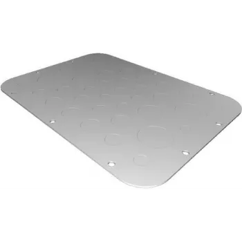 Montavimo plokštė Rittal AX 2575.100 — plieninė, šviesiai pilka, 301×221 mm