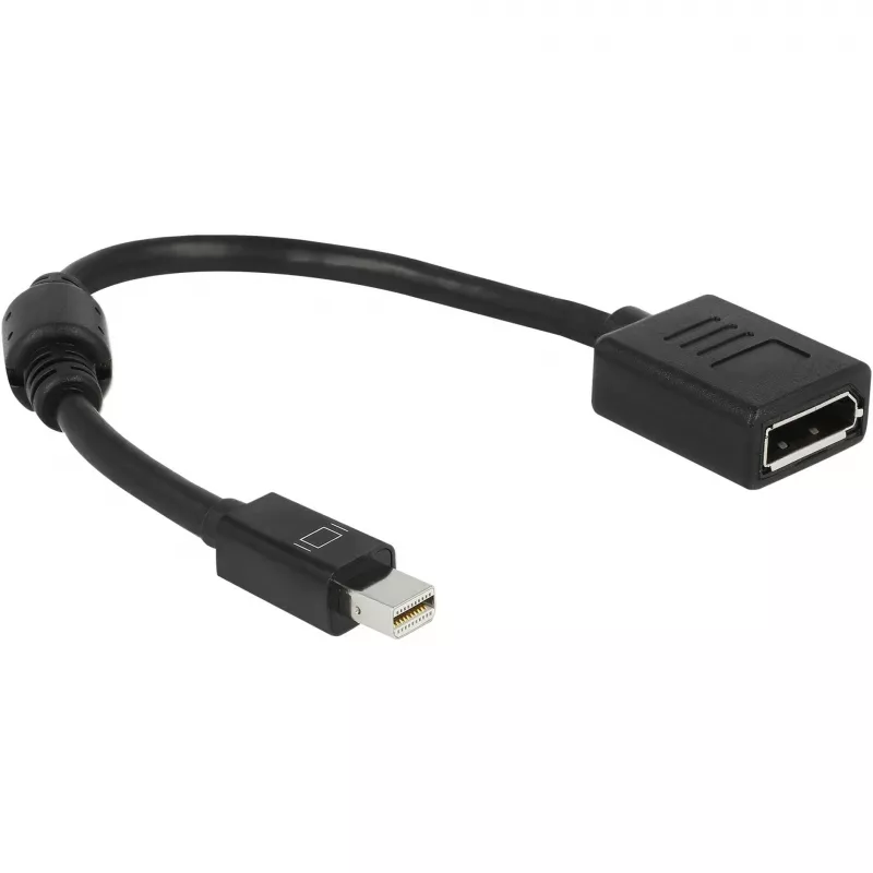 DisplayPort laidas DeLOCK 65554 Mini DisplayPort 0,21 m juodas