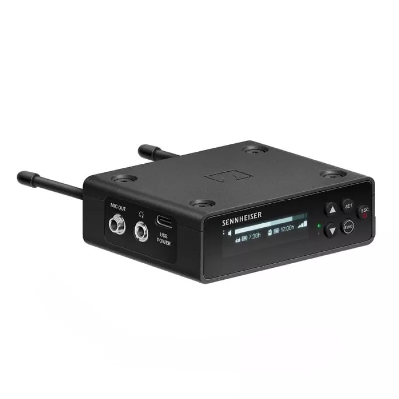 Sennheiser EW-DP 835 SET (R4-9) - kameros rinkinys su miniatiūriniu siųstuvu su rankiniu mikrofonu su MMD 835 kapsule, 552-608 MHz